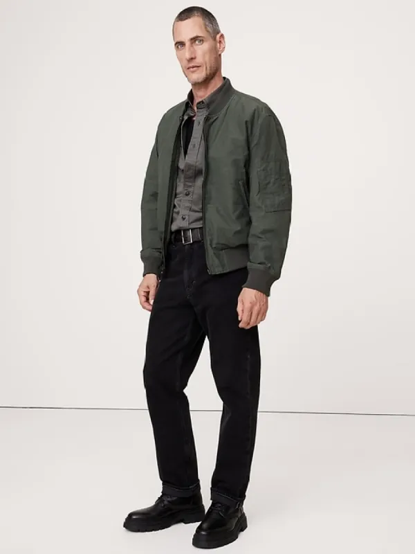 Water-Resistant Bomber Jacket sold by Banana Republic