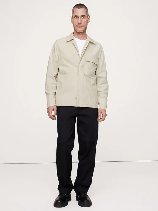 Water-Resistant Shirt Jacket sold by Banana Republic