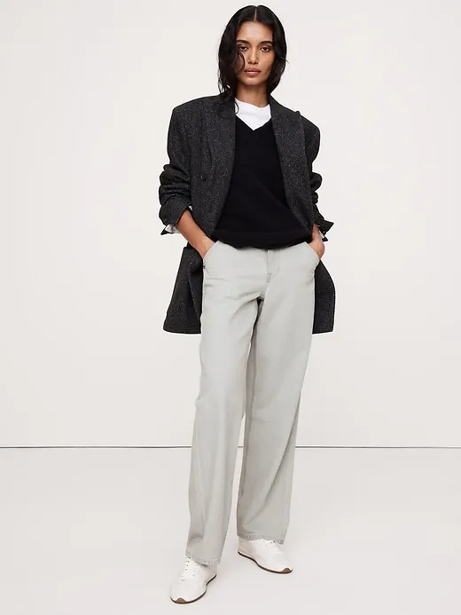 The Slouchy Straight Jean sold by Banana Republic