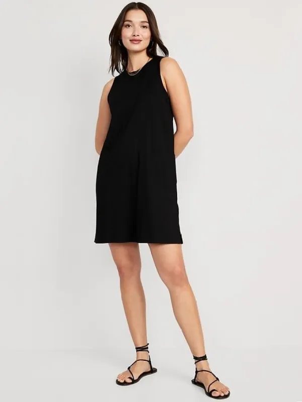Sleeveless Vintage A-Line Mini Shift Dress for Women sold by GAP