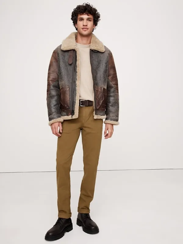 Slim Brushed Traveler Pant sold by Banana Republic