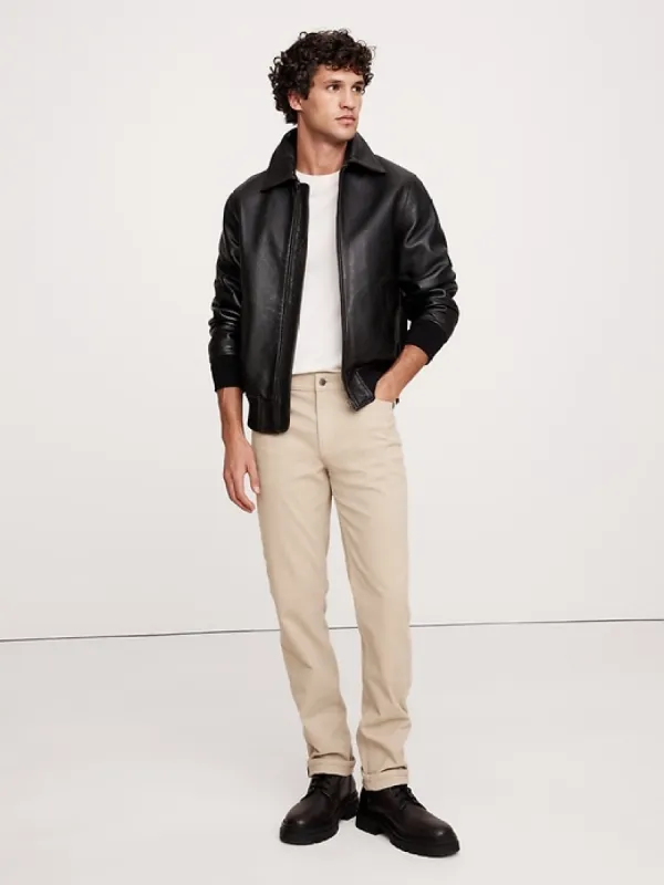 Slim Brushed Traveler Pant sold by Banana Republic