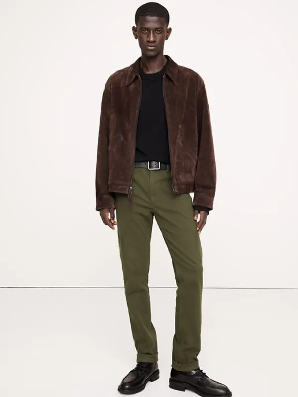 Slim Brushed Traveler Pant sold by Banana Republic