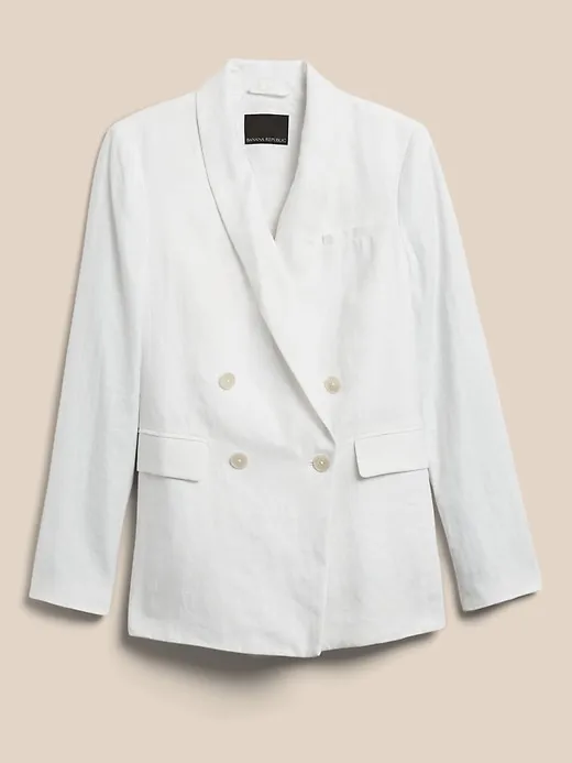 Linen Blazer sold by Banana Republic product image thumbnail 4