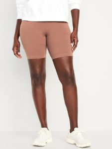 High-Waisted Biker Shorts -- 8-inch inseam sold by GAP