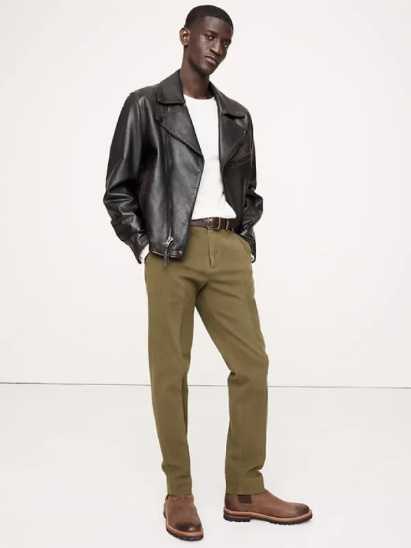 Slim Brushed Stretch Chino sold by Banana Republic