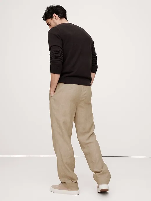 Castello Linen Beach Pant sold by Banana Republic product image thumbnail 5