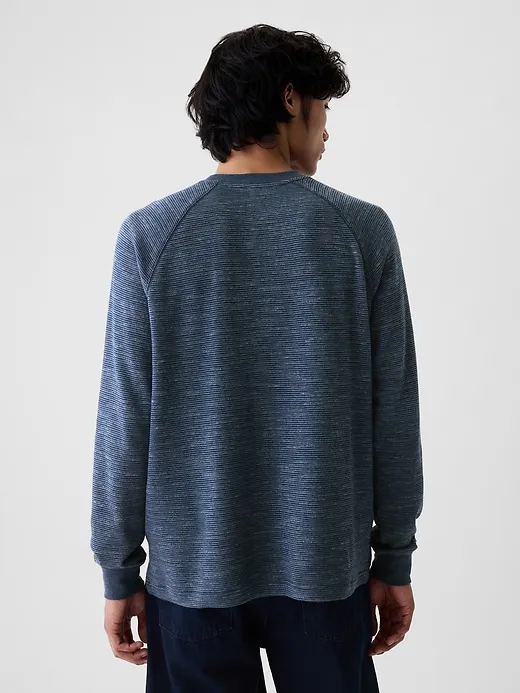 Waffle-Knit Raglan T-Shirt sold by GAP product image thumbnail 2