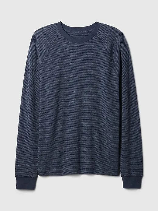 Waffle-Knit Raglan T-Shirt sold by GAP product image thumbnail 5
