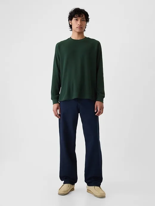 Waffle-Knit Raglan T-Shirt sold by GAP product image thumbnail 3