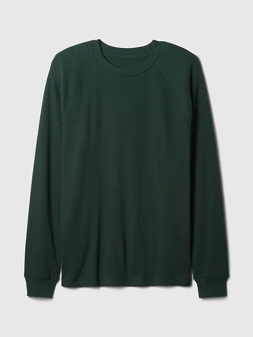 Waffle-Knit Raglan T-Shirt sold by GAP product image thumbnail 5