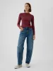 Essential Rib Mockneck T-Shirt sold by GAP