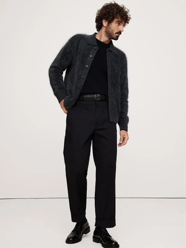 Brushed Cashmere Polo Cardigan sold by Banana Republic