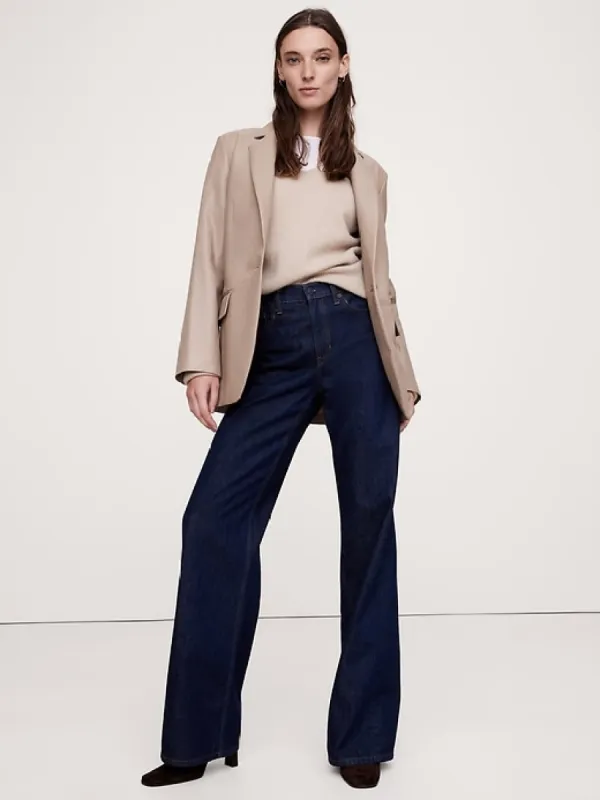The Icon Classic Wide-Leg Jean made by Banana Republic