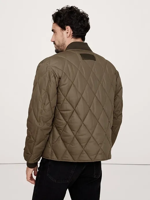 Quilted Bomber Jacket sold by Banana Republic product image thumbnail 2