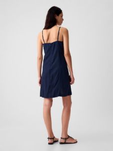 Linen-Blend Mini Dress sold by GAP