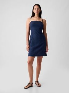 Linen-Blend Mini Dress sold by GAP