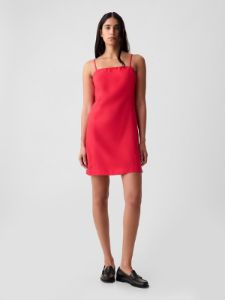 Linen-Blend Mini Dress sold by GAP