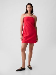Linen-Blend Mini Dress sold by GAP