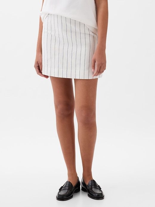 Linen-Cotton Mini Skirt sold by GAP