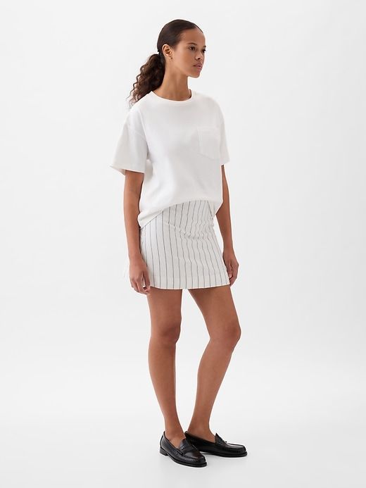 Linen-Cotton Mini Skirt sold by GAP product image thumbnail 3
