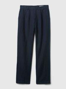 Linen-Cotton Pleated Trousers sold by GAP