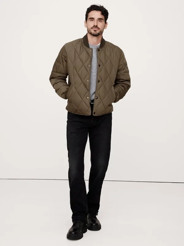 Quilted Bomber Jacket sold by Banana Republic