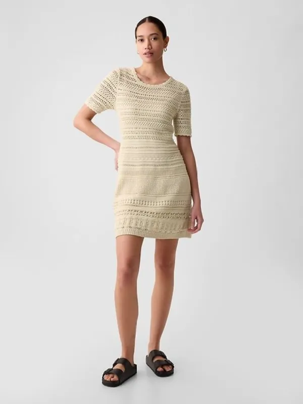 Crochet Mini Dress sold by GAP