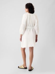 Crinkle Gauze Embroidered Mini Dress sold by GAP