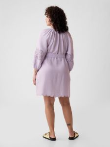 Crinkle Gauze Embroidered Mini Dress sold by GAP