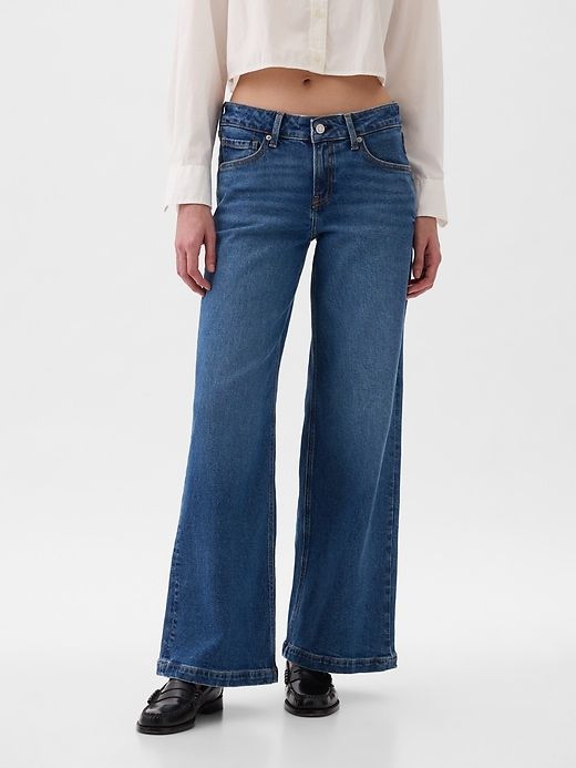 Low Rise Stride Wide-Leg Jeans sold by GAP product image thumbnail 2