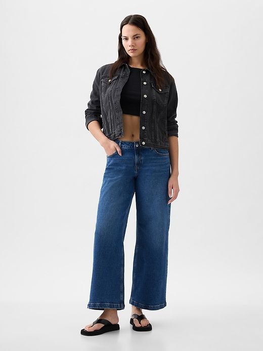 Low Rise Stride Wide-Leg Jeans sold by GAP product image thumbnail 5