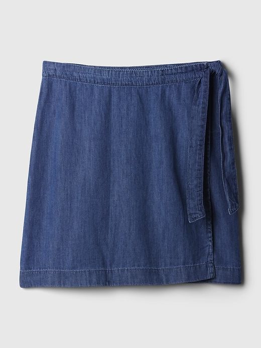 Denim Wrap Mini Skirt sold by GAP product image thumbnail 4