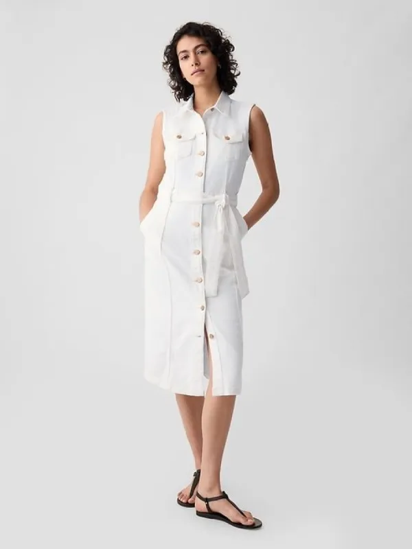 Denim Midi Dress sold by GAP