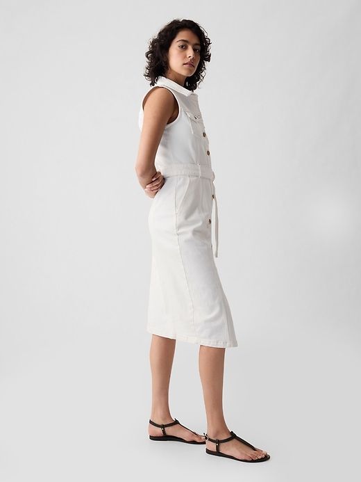 Denim Midi Dress sold by GAP product image thumbnail 3