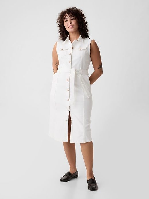 Denim Midi Dress sold by GAP product image thumbnail 4