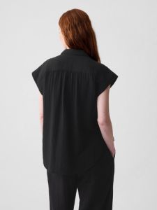 Crinkle Gauze Shirt sold by GAP