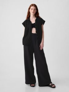 Crinkle Gauze Shirt sold by GAP