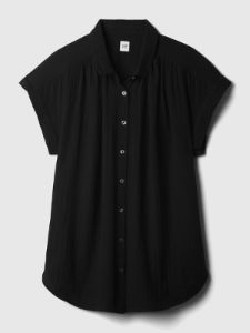 Crinkle Gauze Shirt sold by GAP