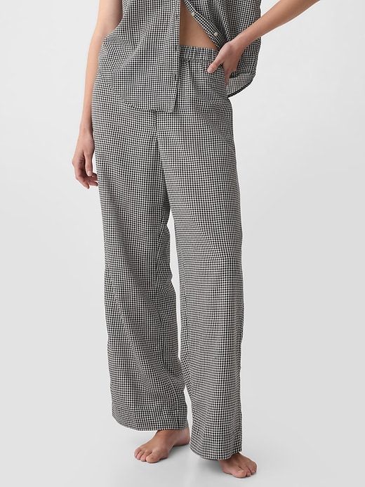 Crinkle Gauze Wide-Leg PJ Pants sold by GAP