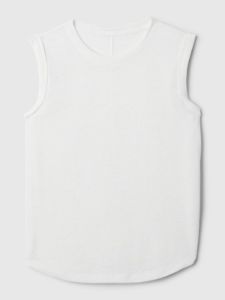Linen-Blend Tank Top sold by GAP