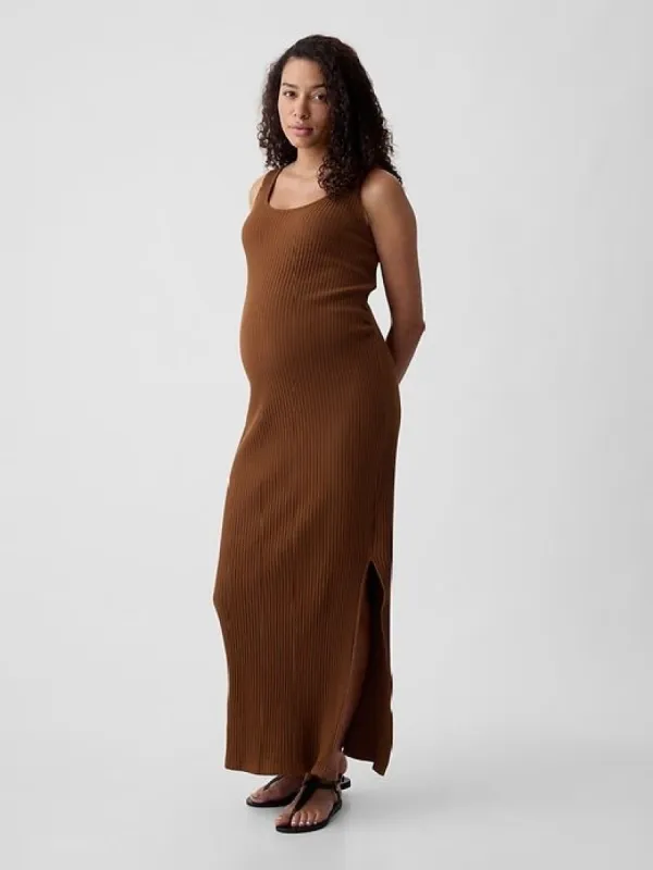 Maternity Rib Maxi Dress sold by GAP