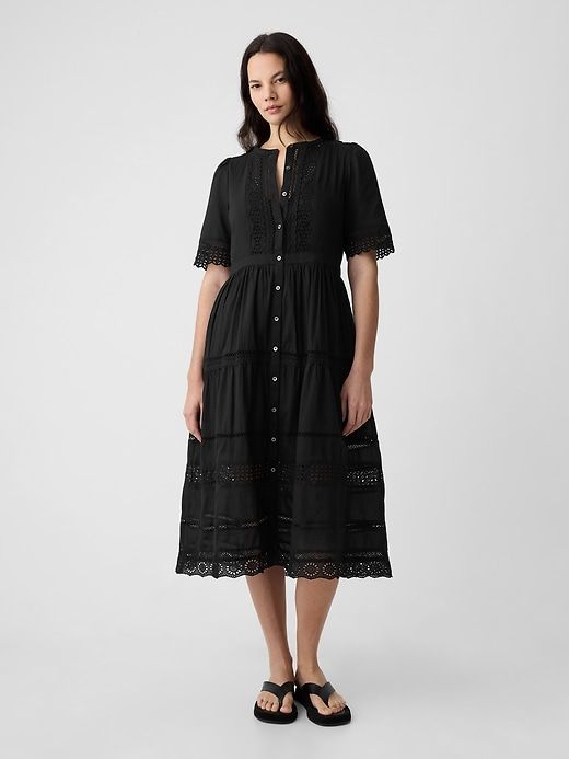 Lace Midi Dress sold by GAP product image thumbnail 4