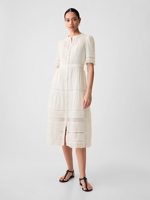 Lace Midi Dress sold by GAP product image thumbnail 3