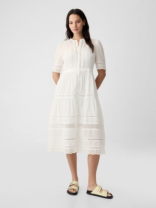 Lace Midi Dress sold by GAP product image thumbnail 4