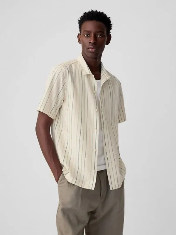 Jacquard Striped Shirt sold by GAP