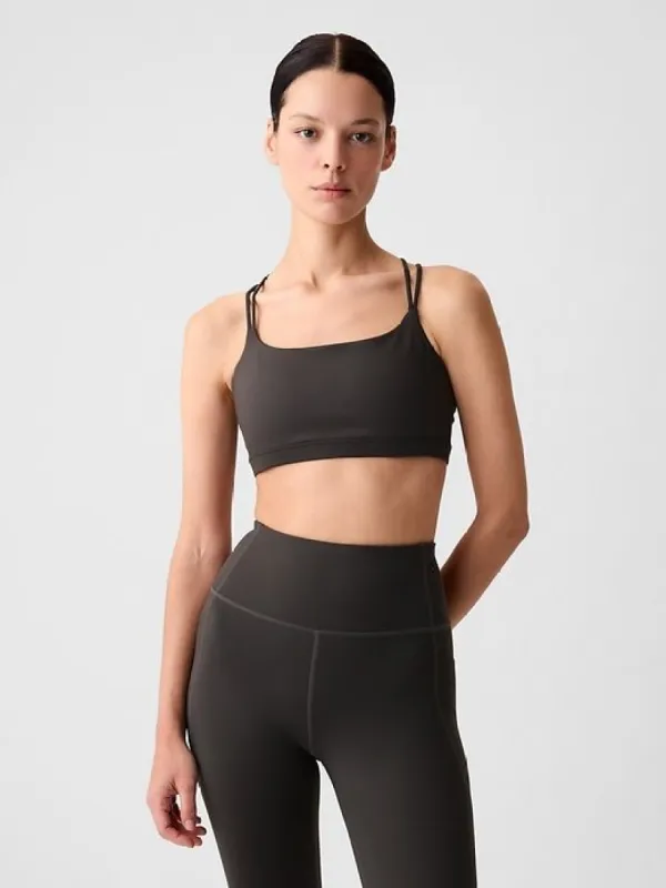 GapFit Power Medium Impact Strappy Sports Bra sold by GAP