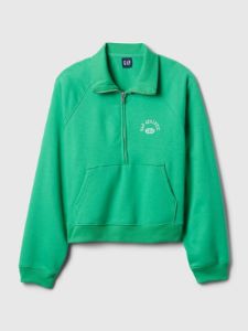 Vintage Soft Cropped Half-Zip Pullover sold by GAP