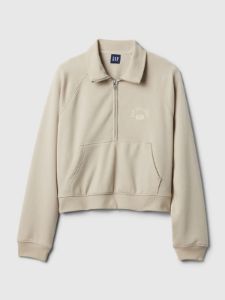 Vintage Soft Cropped Half-Zip Pullover sold by GAP