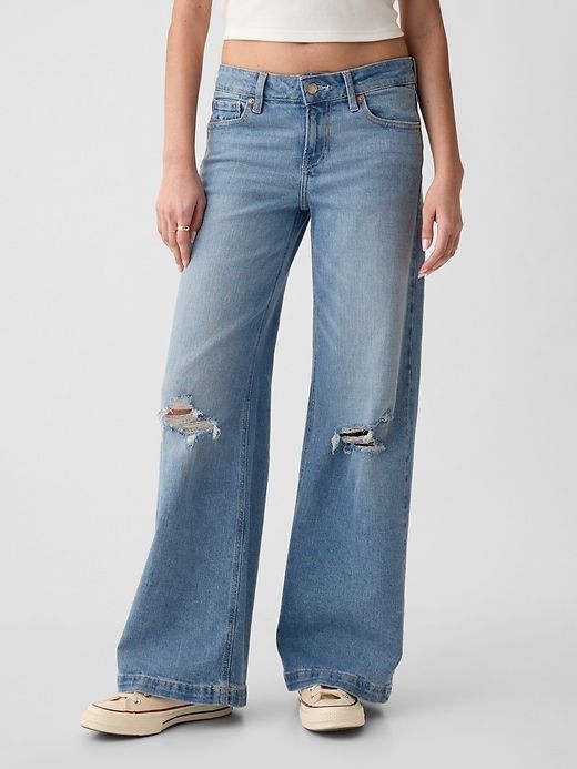 Low Rise Stride Wide-Leg Jeans sold by GAP product image thumbnail 2